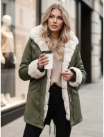 Dámská zimní bunda ARCTIC green FashionStreet TY4782z Dámská zimní bunda ARCTIC green FashionStreet TY4782z