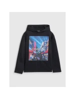 Chlapecká mikina s kapucí model 21816926 - 4F Chlapecká mikina s kapucí model 21816926 - 4F