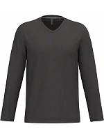 Kariban K 358 Pánské tričko do V s dl. rukávem 20.K358 dark grey Kariban K 358 Pánské tričko do V s dl. rukávem 20.K358 dark grey