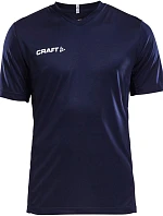 Craft Teamwear Squad Go Jersey Solid M Pánské sportovní tričko s výstřihem do V 82.5560 navy