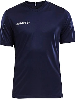 Craft Teamwear Squad Go Jersey Solid M Pánské sportovní tričko s výstřihem do V 82.5560 navy