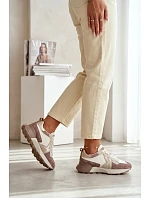 Dámské semišové tenisky Kobbo 66954 béžové Dámské semišové tenisky Kobbo 66954 béžové