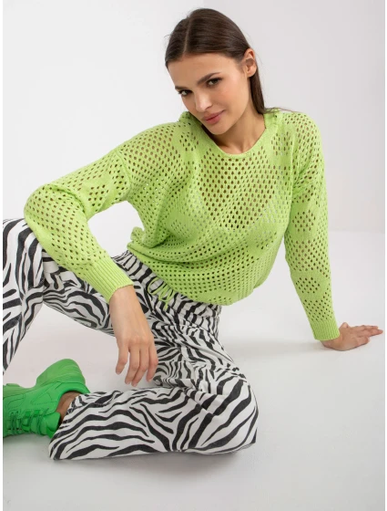 Dámský svetr LC SW 0237.26P světle zelený