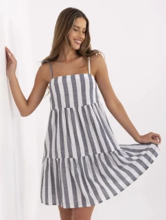 Šaty LK SK 507684.14 tmavě modrá a bílá