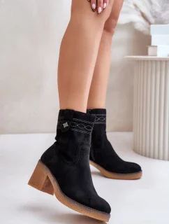 Boty na podpatku  model 201167 Step in style