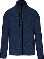 K Pánská melanžová pletená fleecová bunda 20. navy melange model 22423051 - Kariban K Pánská melanžová pletená fleecová bunda 20. navy melange model 22423051 - Kariban