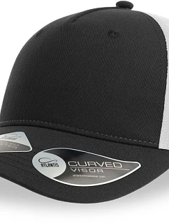 Atlantis Headwear Zion 5 panelová Trucker kšiltovka 33.0120 black/white