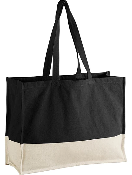Westford Mill W 858 EarthAware® taška z bio bavlny 50.0858 black/natural Westford Mill W 858 EarthAware® taška z bio bavlny 50.0858 black/natural