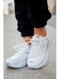 Dámské Sportovní Boty Big Star NN274A095 HI-POLY SYSTEM Bílá-Zelená