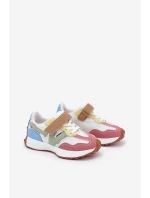 Dětské sneakersy na suchý zip multikolor Tezzu Dětské sneakersy na suchý zip multikolor Tezzu