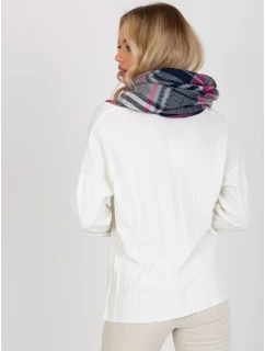 Tunelová šála AT KM 1402.20 šedorůžová