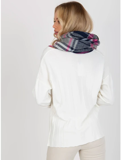 Tunelová šála AT KM 1402.20 šedorůžová Tunelová šála AT KM 1402.20 šedorůžová