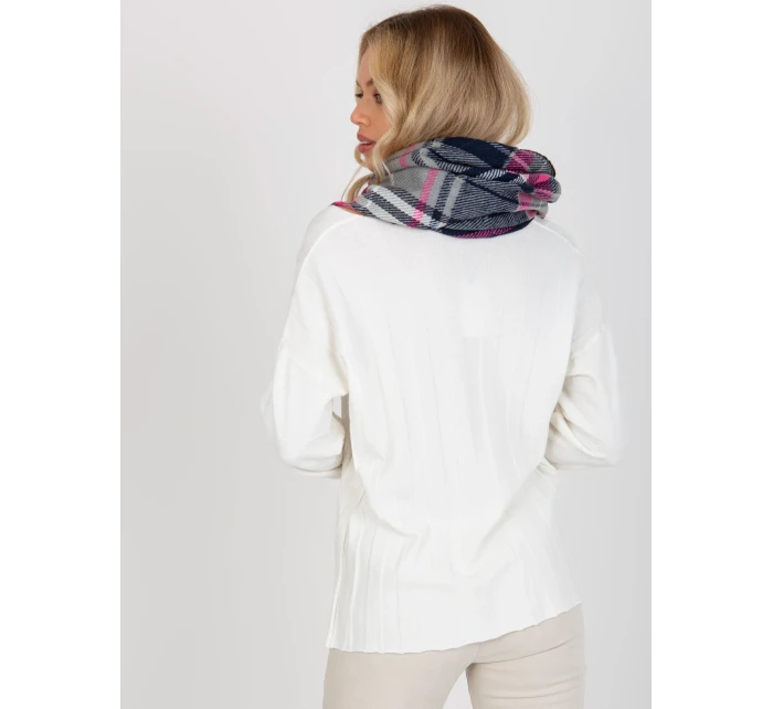 Tunelová šála AT KM 1402.20 šedorůžová Tunelová šála AT KM 1402.20 šedorůžová