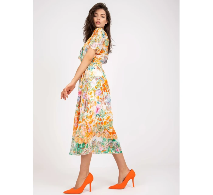 Šaty DHJ SK 15967 1.01P oranžová