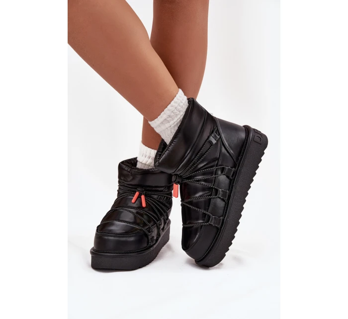 Dámské sněhule D.Franklin na platformě – černé Dámské sněhule D.Franklin na platformě – černé