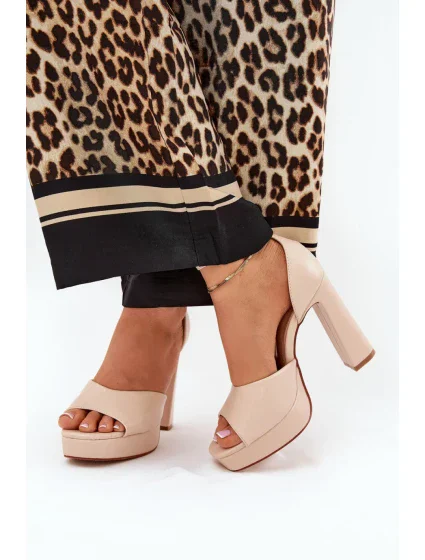 Sandály na podpatku model 209909 Step in style Sandály na podpatku model 209909 Step in style