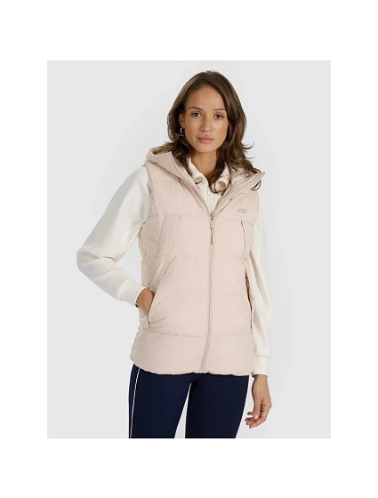 Dámské péřové tričko bez rukávů se syntetickou výplní 4F 4FRAW25TVJAF327-83S