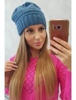 Dámská čepice denim model 18751807 - K-Fashion Dámská čepice denim model 18751807 - K-Fashion