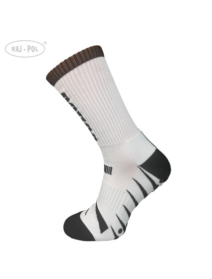 Raj-Pol Ponožky Pation Sport ABS White/Black