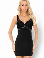 Jemná košilka Dolorsan black - LivCo Corsetti