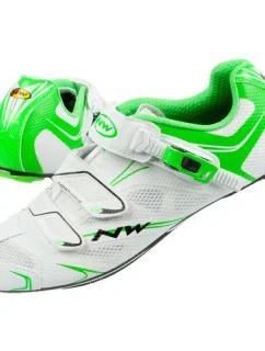 Pánské cyklistické sport boty Sonic SRS M 80151012 59 Bílá se zelenou - Northwave