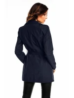 Dámský plášť 128510 tmavě modrý - Cabba Dámský plášť 128510 tmavě modrý - Cabba