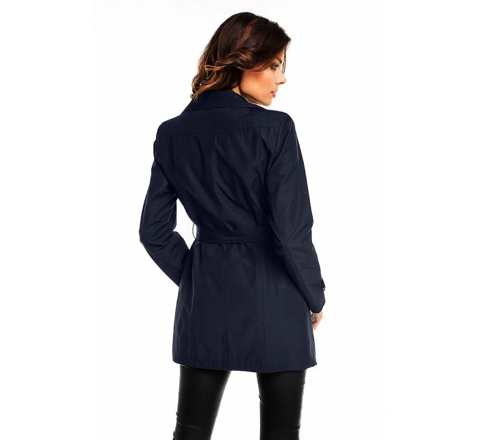 Dámský plášť 128510 tmavě modrý - Cabba Dámský plášť 128510 tmavě modrý - Cabba