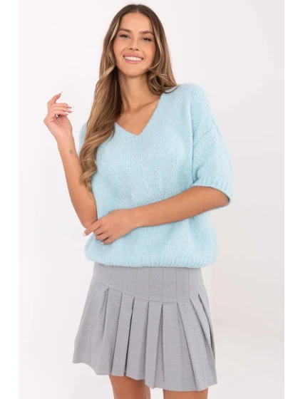 Svetr s krátkým rukávem model 206716 Italy Moda Svetr s krátkým rukávem model 206716 Italy Moda
