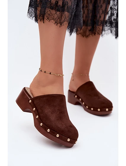 Klapky na podpatku model 229283 Step in style