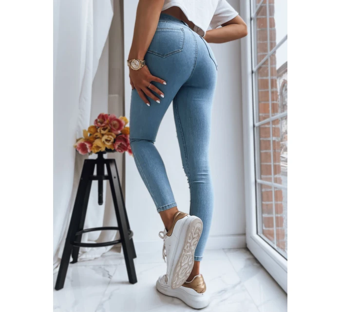 Dámské kalhoty THAT ONE modré FashionStreet UY1396 Dámské kalhoty THAT ONE modré FashionStreet UY1396