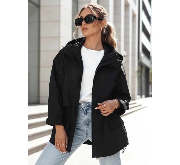 Dámská bunda parka MINESSA černá FashionStreet TY4156 Dámská bunda parka MINESSA černá FashionStreet TY4156