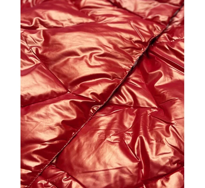 Oranžová dámská bunda s model 15837909 - Ann Gissy