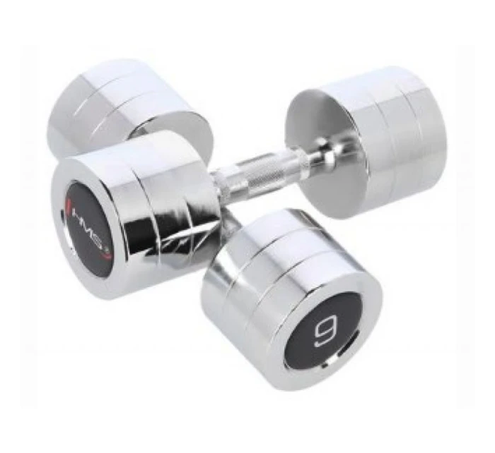 Chromové činky 2x9 kg HMS CHD09