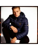 Geographical Norway pánská bunda AMIGOBADGE LONG HOOD DB NAVY MEN 233 NAVY (WY8852H/GN-MARINE)