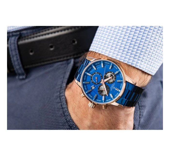 Pánské hodinky Giewont Chronograph Sapphire Blue GW4580-B5 Pánské hodinky Giewont Chronograph Sapphire Blue GW4580-B5