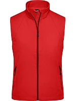 Daiber JN 1023 Dámská 3-vrstvá softshellová vesta 02.1023 red