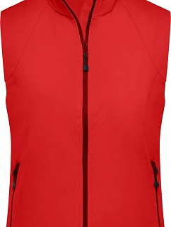 Daiber JN 1023 Dámská 3-vrstvá softshellová vesta 02.1023 red