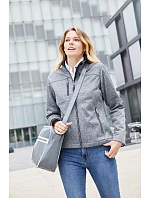 JN Dámská 2vrstvá melanžová softshell bunda 02. dark model 22530615 - Daiber JN Dámská 2vrstvá melanžová softshell bunda 02. dark model 22530615 - Daiber