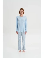 Pyžamo s knoflíkovou légou model 18938253 - Vamp