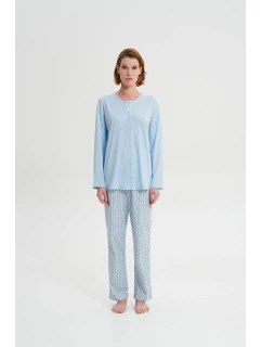 Pyžamo s knoflíkovou légou model 18938253 - Vamp