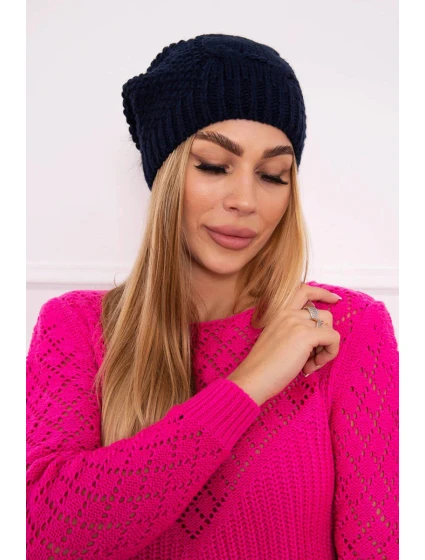 Fleecová čepice Sandra K210 navy blue Fleecová čepice Sandra K210 navy blue