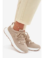 Kožené semišové dámské tenisky model 22069532 - EVENTO Kožené semišové dámské tenisky model 22069532 - EVENTO