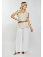 Dámská Mušelínová halenka Béžová - Monnari