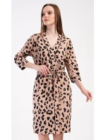Dámský župan krátký Leopard