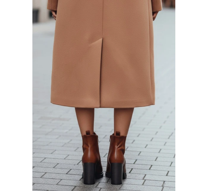 Dámské hnědé kozačky na podpatku FashionStreet ZY1306