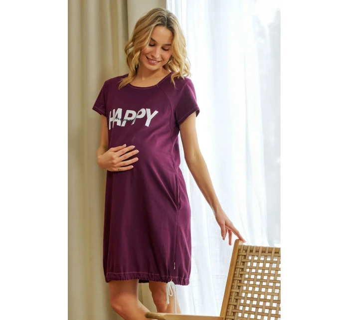 Dámská těhotenská košile model 20582576 wine - Doctornap
