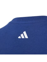 Dětské tričko adidas Codes Collegiate Graphic námořnická modrá JL6138