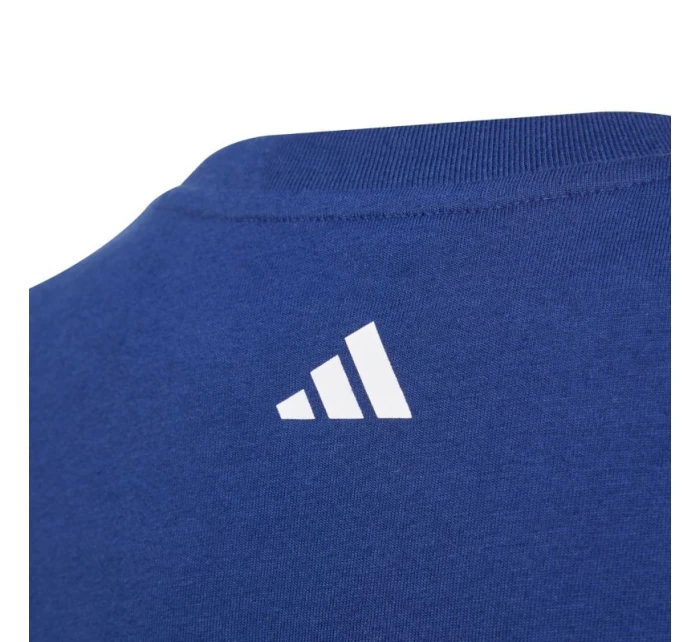 Dětské tričko adidas Codes Collegiate Graphic námořnická modrá JL6138
