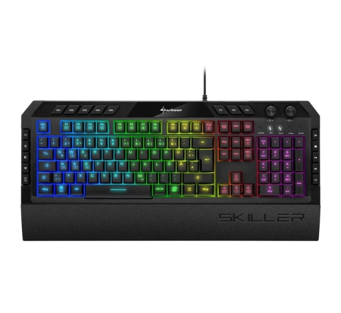 Sharkoon Skiller SGK5 USB QWERTZ herní klávesnice černá Sharkoon Skiller SGK5 USB QWERTZ herní klávesnice černá