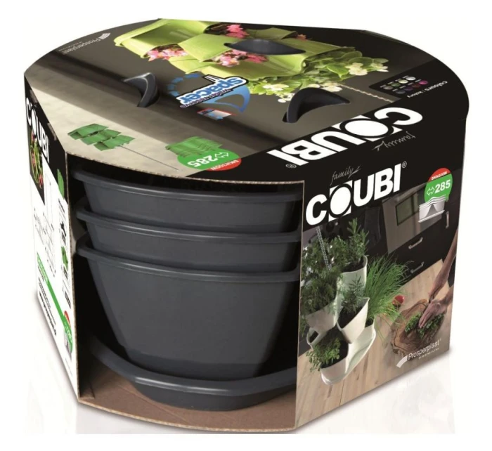 VERYKAL GARDEN CASCADE POND pro bylinky - GRAPHITE